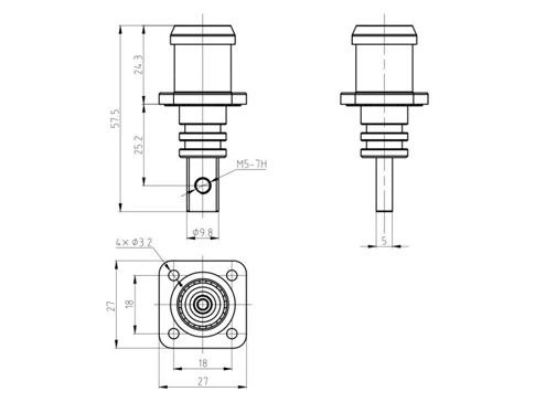 The Details of ESC-HP120 Connector
