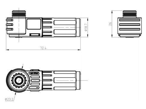The Details of ESC-HP120 Connector