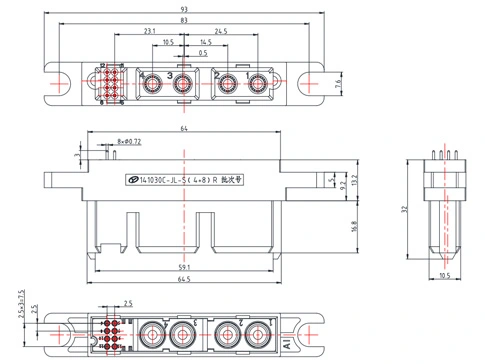 The Details of 141030C Rectangular Connector