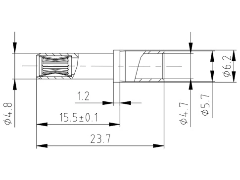 The Details of 141027B-JL-S4R Receptacle