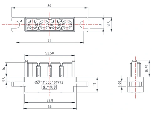 The Details of 141054 Rectangular Electrical Connector