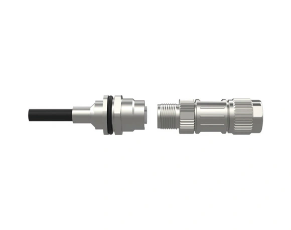 threaded electrical connector