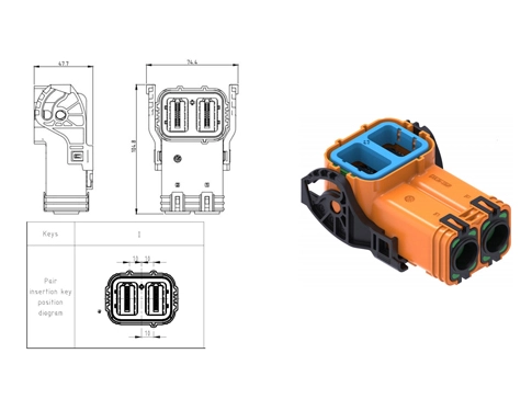 The Details of YGEV4-2pin Series Electrical Connectors