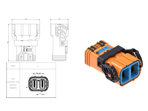 The Details of YGEV4-2pin Series Electrical Connectors