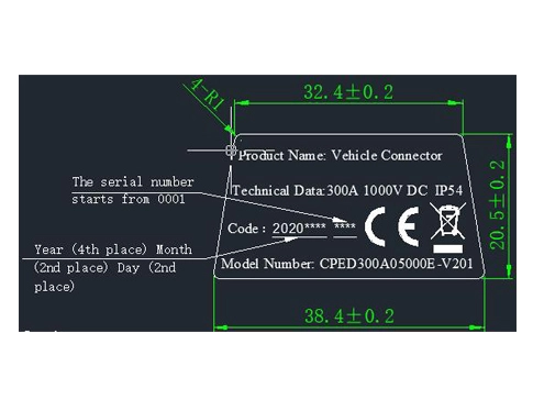 The Details of DC Vehicle Connector-CCS2(300A)