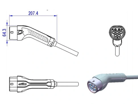The Details of AC Vehicle Connector-Type2