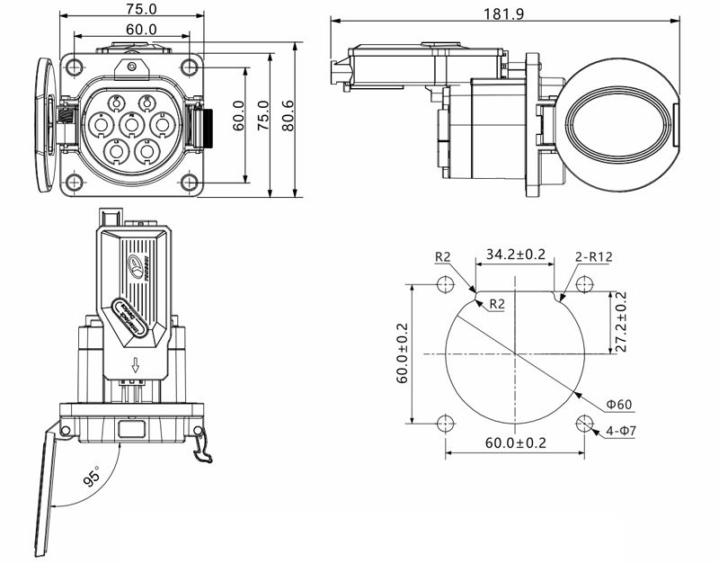 Specifications of AC Vehicle Inlet GB Specifications of AC Vehicle Inlet GB