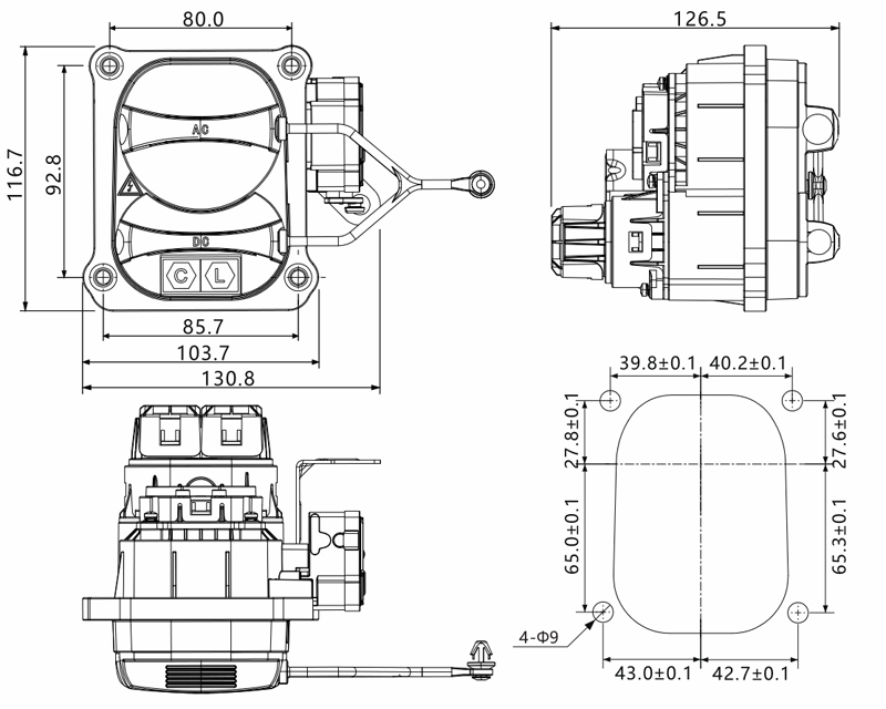 Specifications of Integrated Vehicle Inlet CCS2