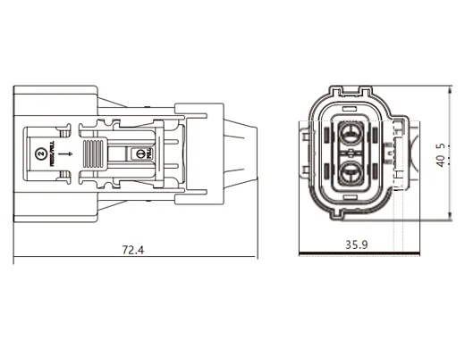 The Details of YG1139-2Pin