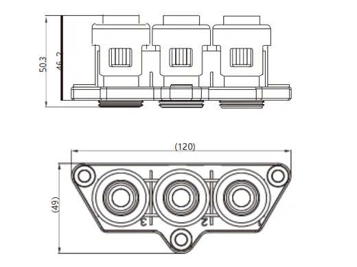 The Details of YG196-378-3Pin