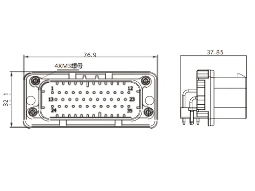 The Details of YG1146-35Pin