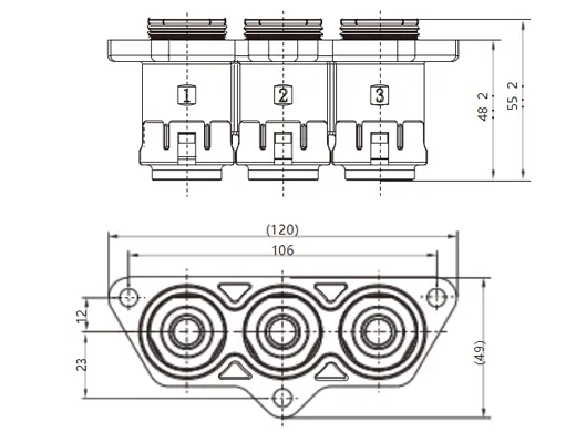 The Details of YG196-436-3Pin