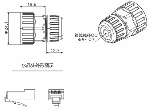 The Details of YGC583-RJ45