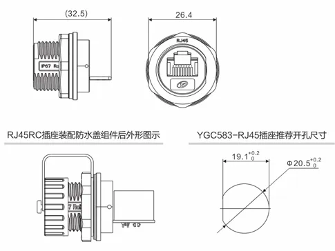 The Details of YGC583-RJ45