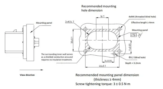 The Details of YGEV2-3pin Series Electrical Connectors