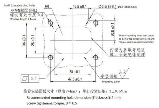 The Details of YGEV2-6Pin Series Electrical Connectors