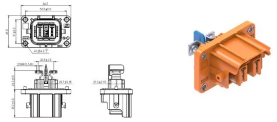 The Details of YGEV3-2Pin Series Electrical Connectors
