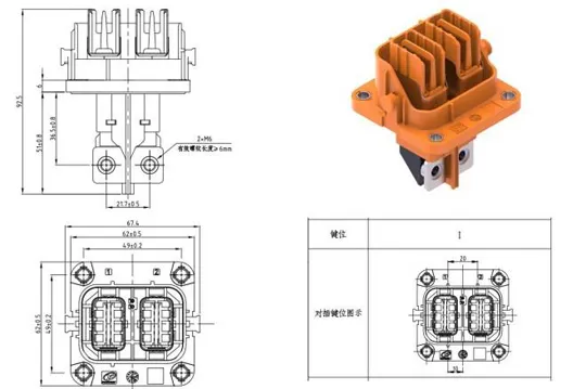 The Details of YGEV4-2Pin Series Electrical Connectors