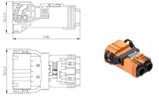 The Details of YGEV5-2Pin Series Connector