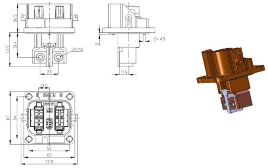 The Details of YGEV5-2Pin Series Connector
