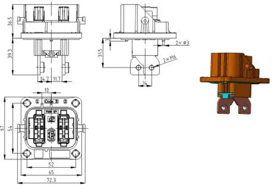 The Details of YGEV5-2Pin Series Connector