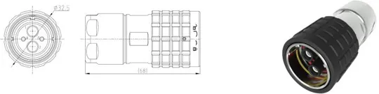 The Details of YG982-2Pin Series Electrical Connector