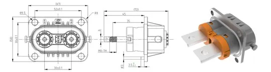 The Details of YG998C-2Pin Series Electrical Connector