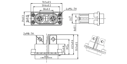 The Details of YGC1033 Series Electrical Connectors