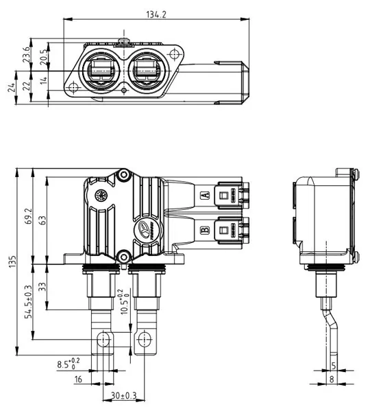 The Details of YG196-459-2Pin