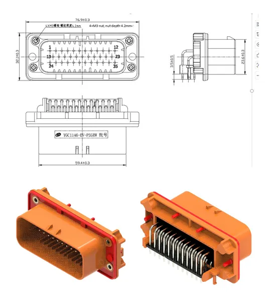 The Details of YG1146-35Pin