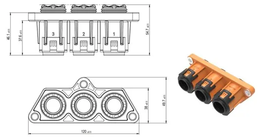 The Details of YGIPT5 Series Electrical Connectors