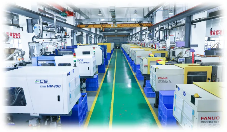 Injection Molding: 90M+ pcs
